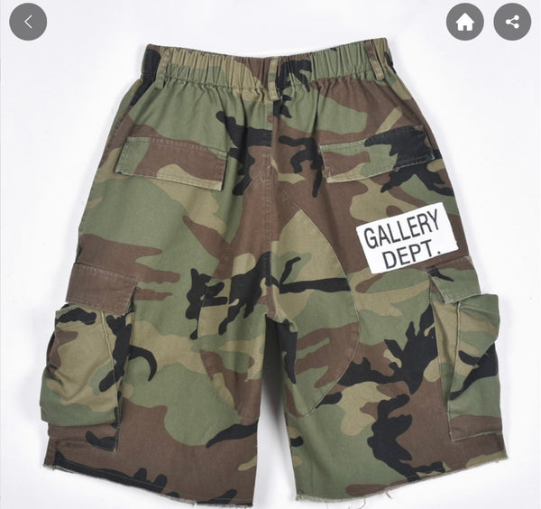 Army fatigue shorts (Gallery dept)