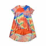 Curvy-size two piece short set