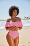 Curvy Size Two Piece Swim Suit