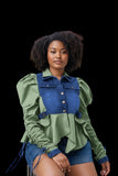 Plus size long sleeve shirt