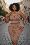 Two piece skirt set
