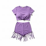 Junior-size Two Piece short set