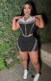 Two piece short set