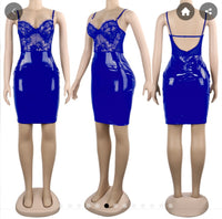 Patent Leather Dress