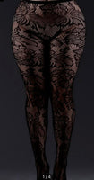 Plus size fishnet stockings