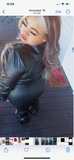 Plus size leather two piece stack leg and arm set