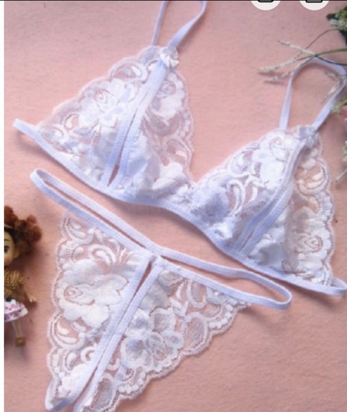 Lingerie bra and panty set