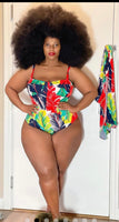 Plus size two piece swimsuit